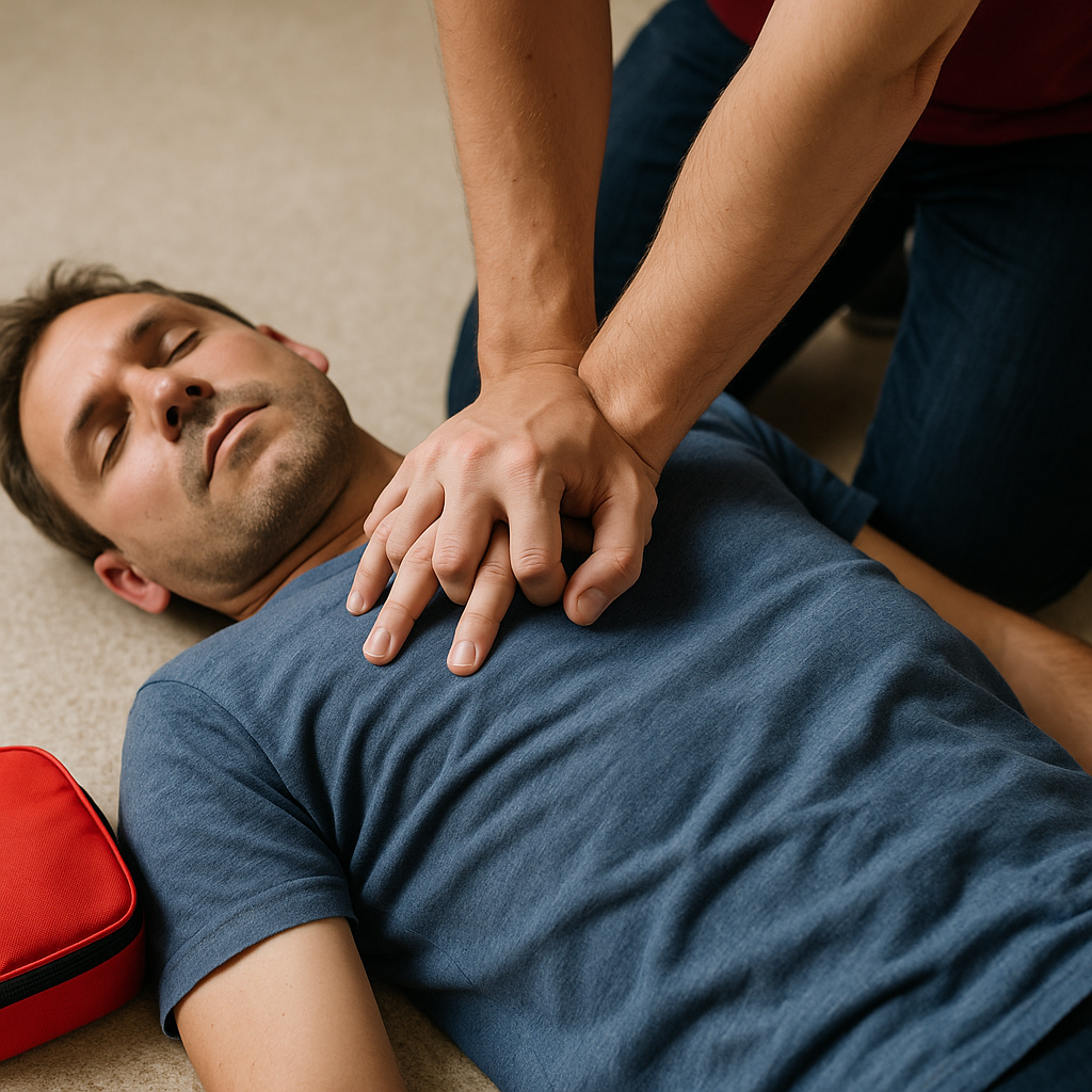 Generate a high-quality, 4k UHD photo relevant image prompt for an article about: CPR: Essential Ins