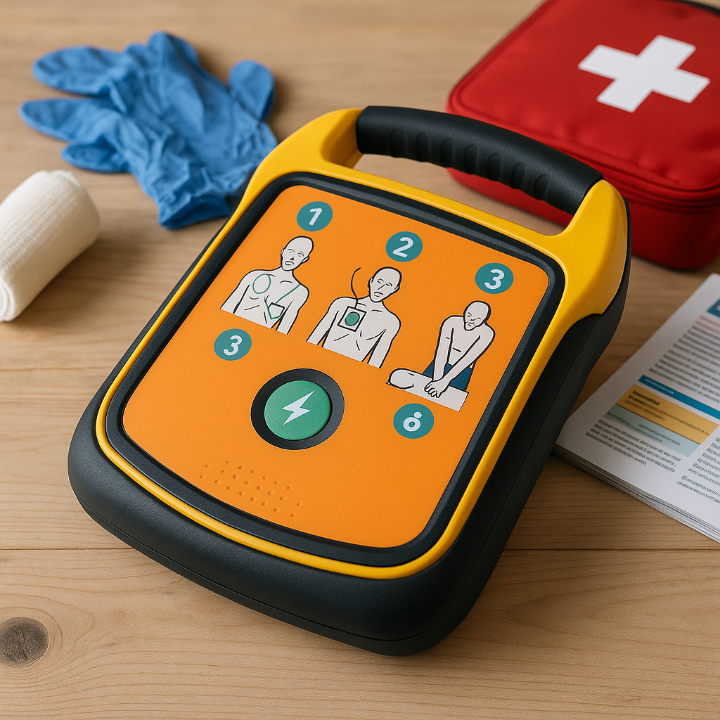 Generate a high-quality, 4k UHD photo relevant image prompt for an article about: AED – Your Essenti