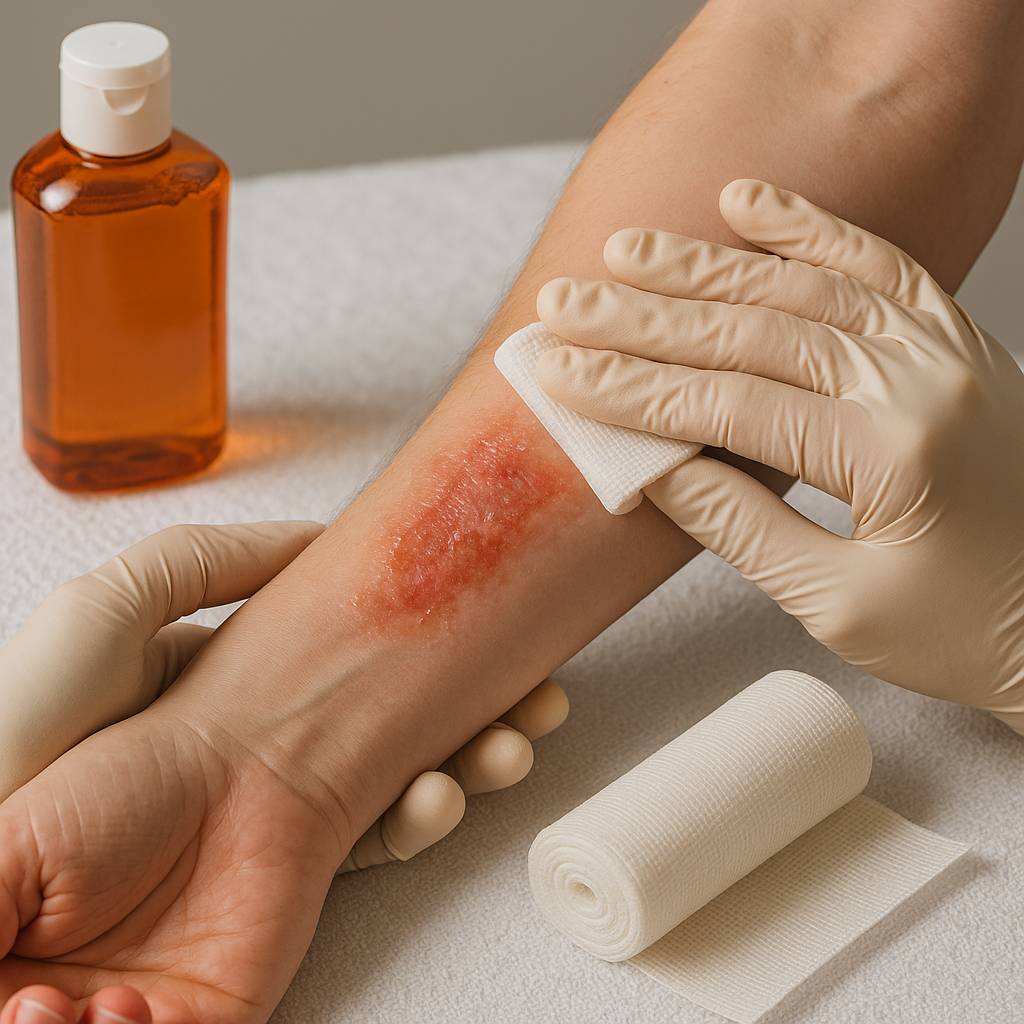 Generate a high-quality, 4k UHD photo relevant image prompt for an article about: Burns: Essential F