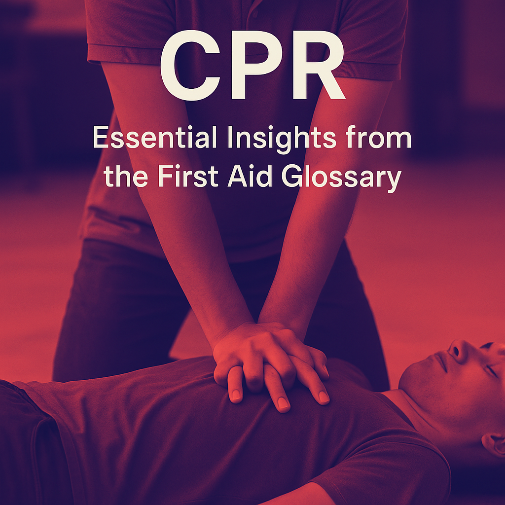 CPR: Essential Insights from the First Aid Glossary