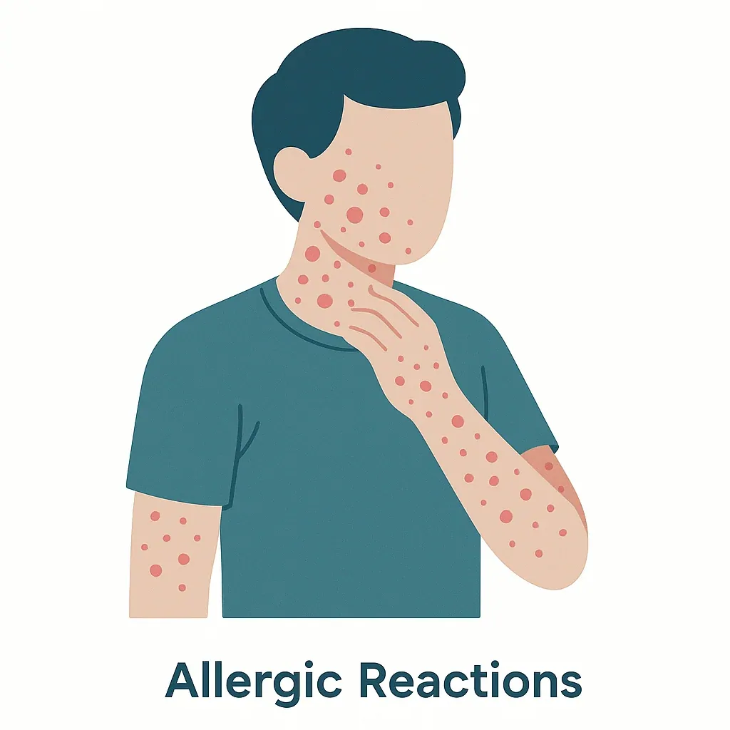 Illustration of Allergic Reactions