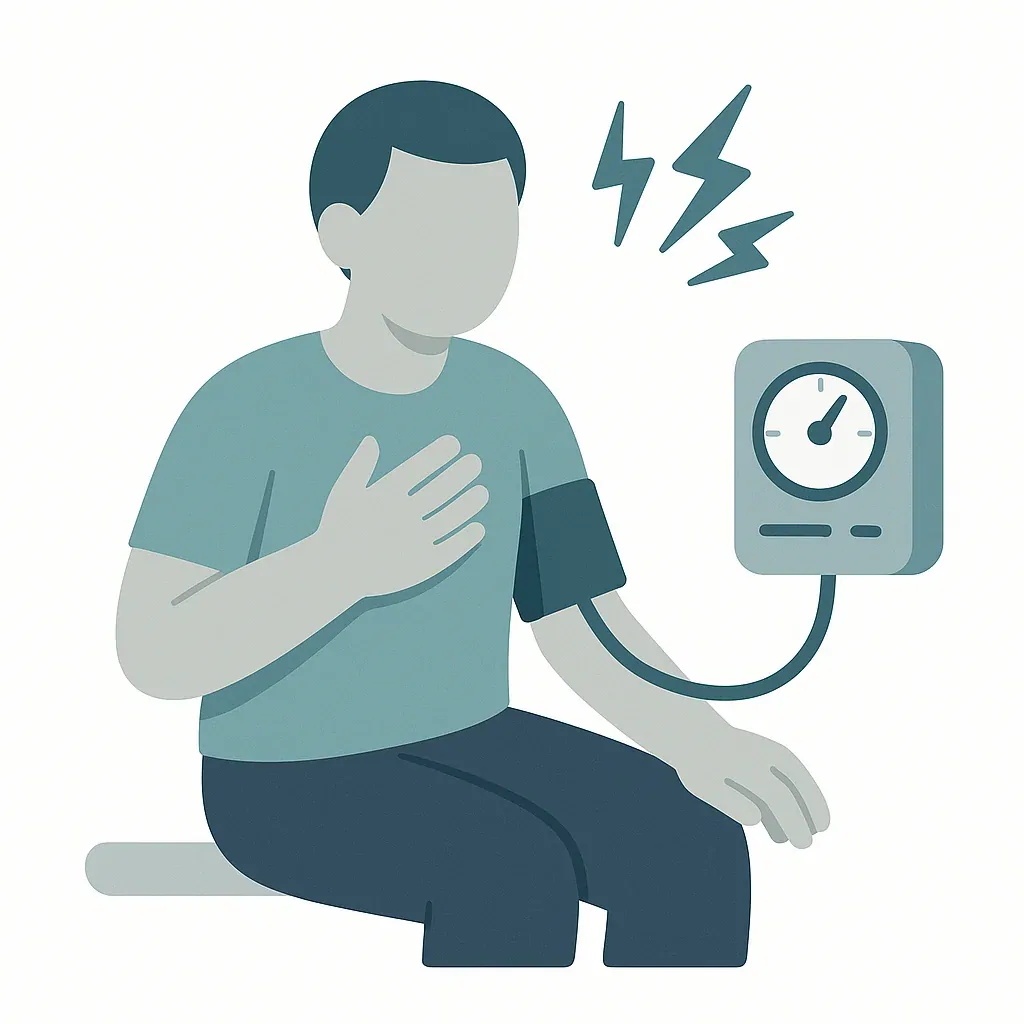 Illustration of Blood Pressure Emergency