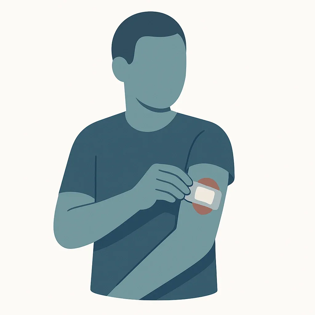 Illustration of BPC Wound Dressing