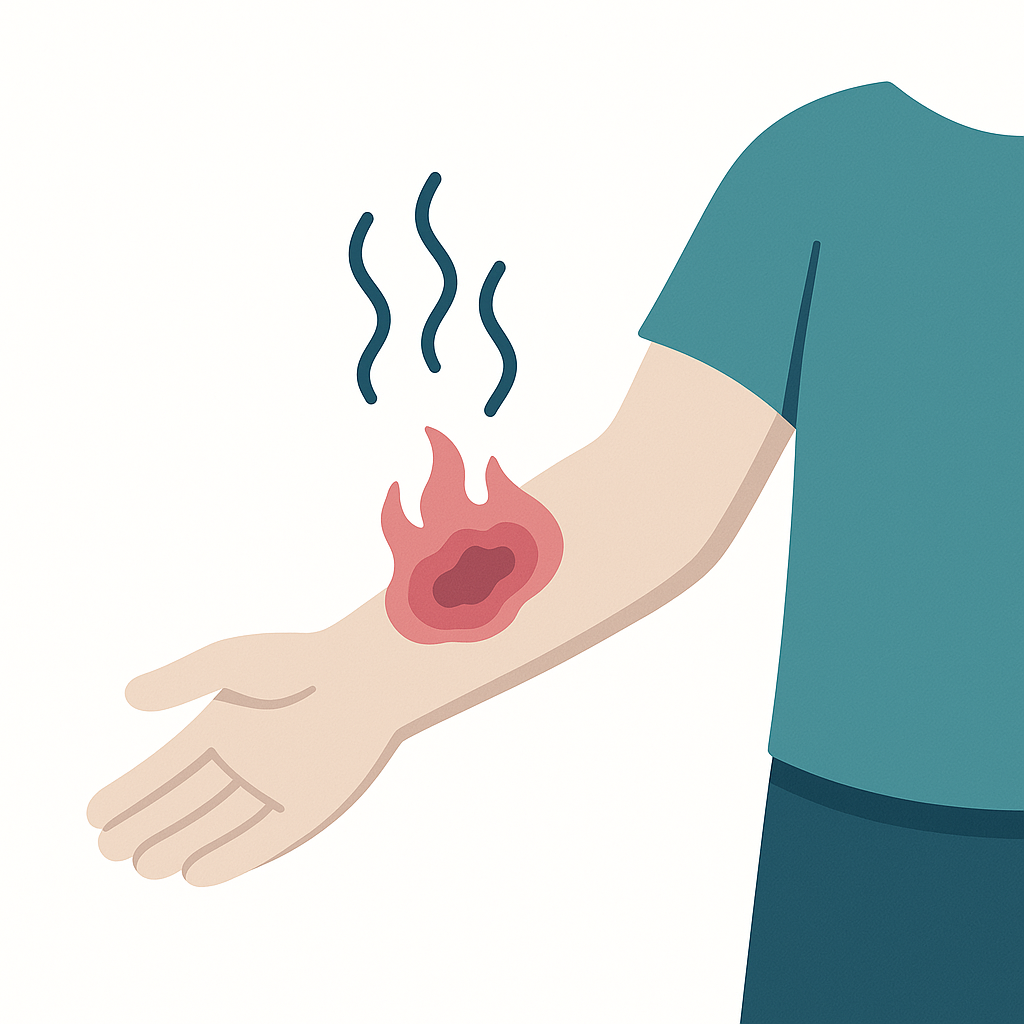 Illustration of Burn