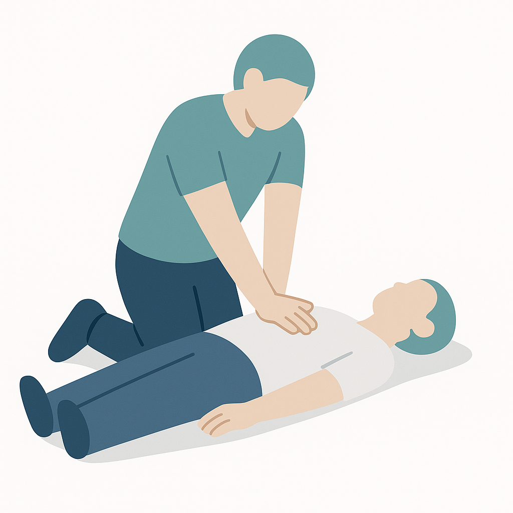 Illustration of Chest Compressions