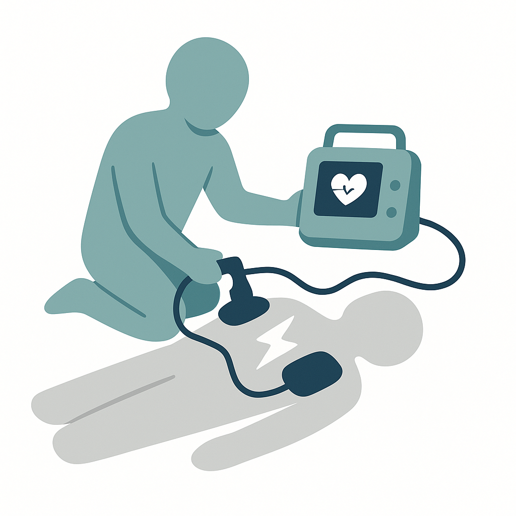 Illustration of Defibrillator