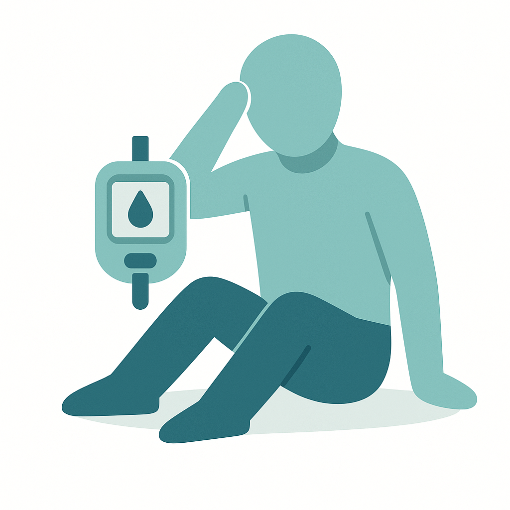 Illustration of Diabetic Emergency