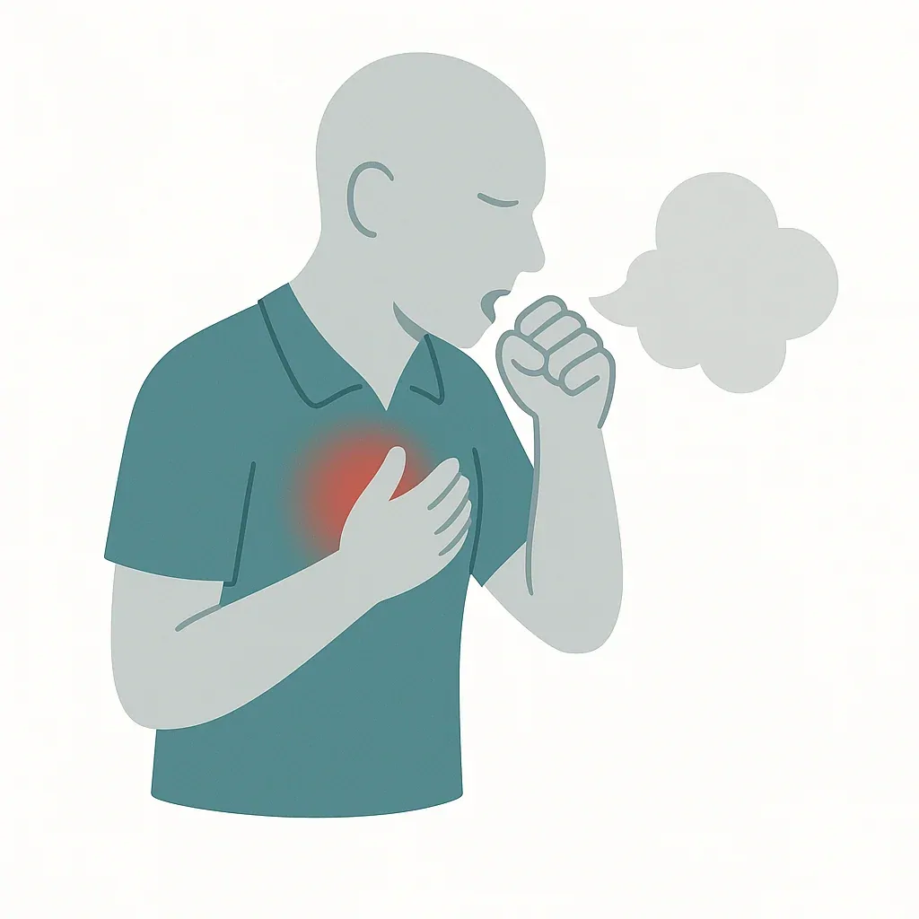 Illustration of Inhalation Injury