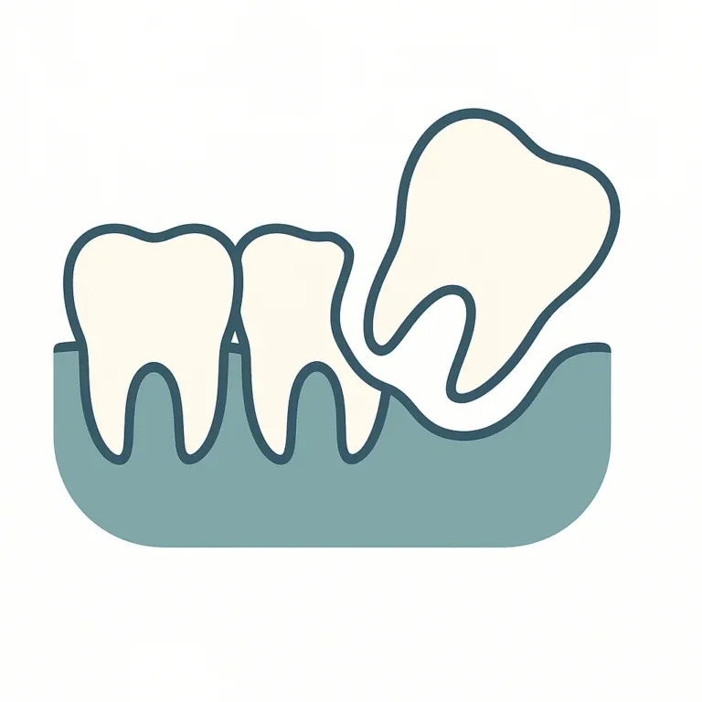Illustration of Knocked-Out Tooth
