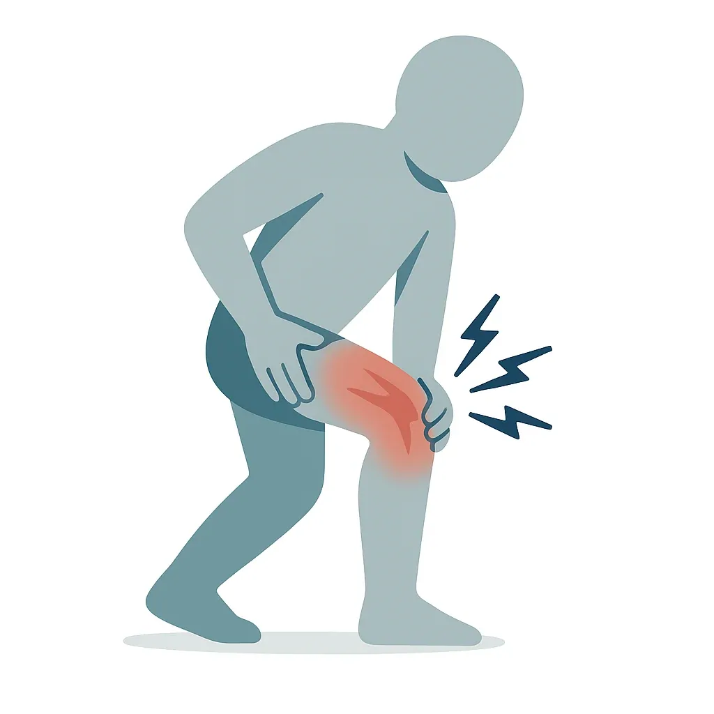 Illustration of Muscle Strain