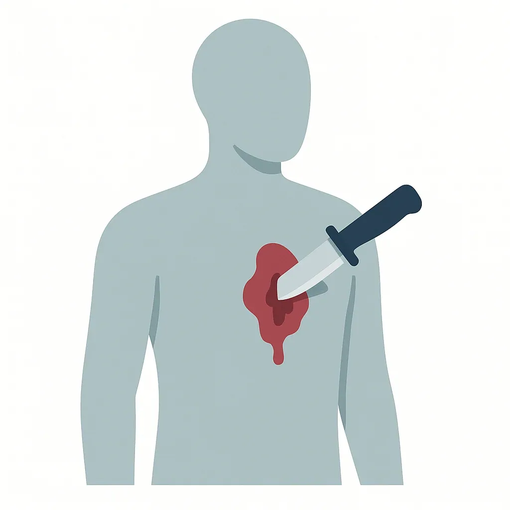 Illustration of Penetrating Trauma