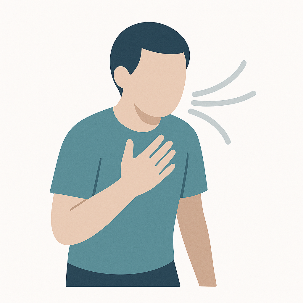 Illustration of Respiratory Distress