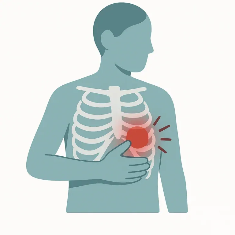 Illustration of Rib Injury