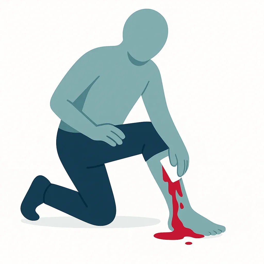 Illustration of Severe Bleeding