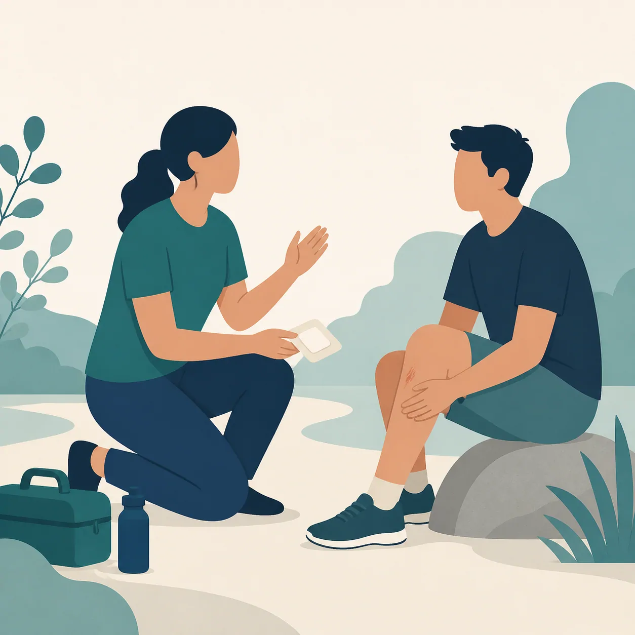 First aid illustration: Consent in First Aid