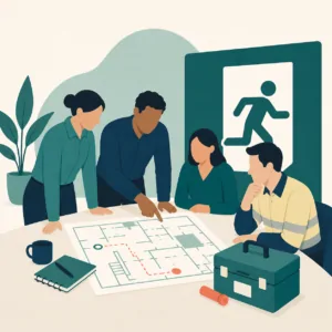 First aid illustration: Emergency Action Plan