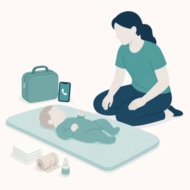 First aid illustration: First Aid for Babies