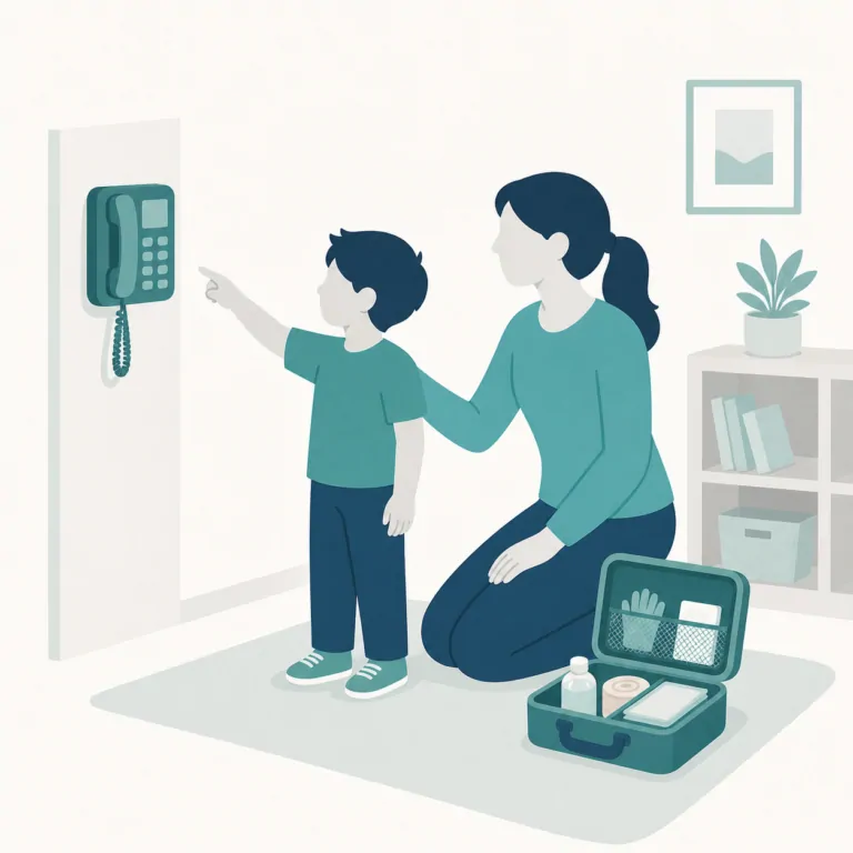 First aid illustration: First Aid for Kids
