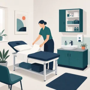 First aid illustration: First Aid Room