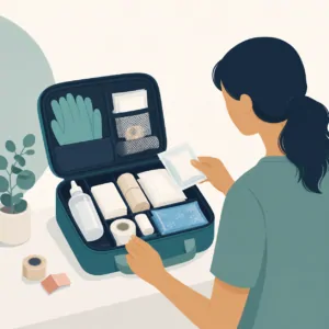 First aid illustration: First Aid Supplies