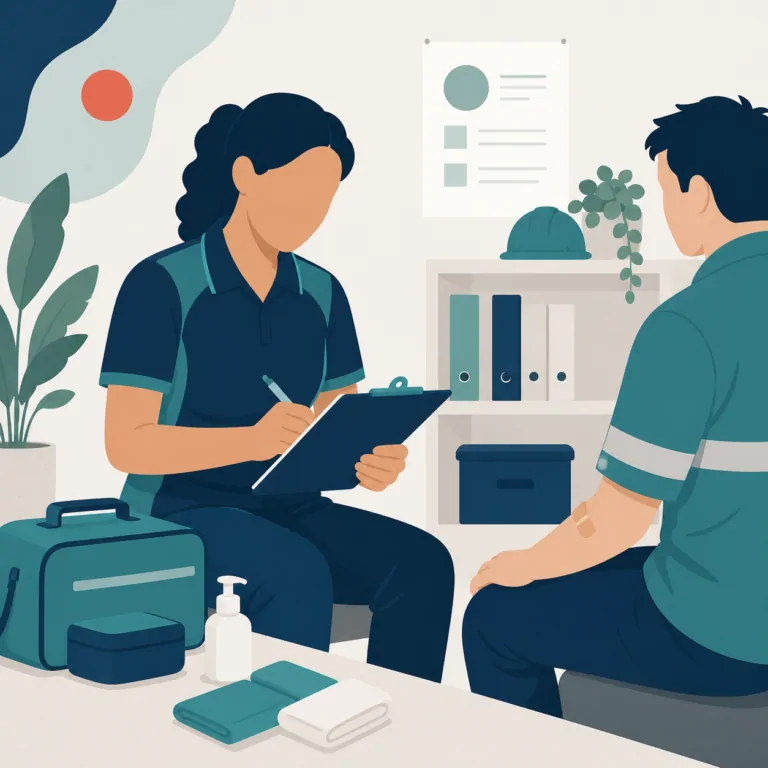 First aid illustration: First Aid Incident Report