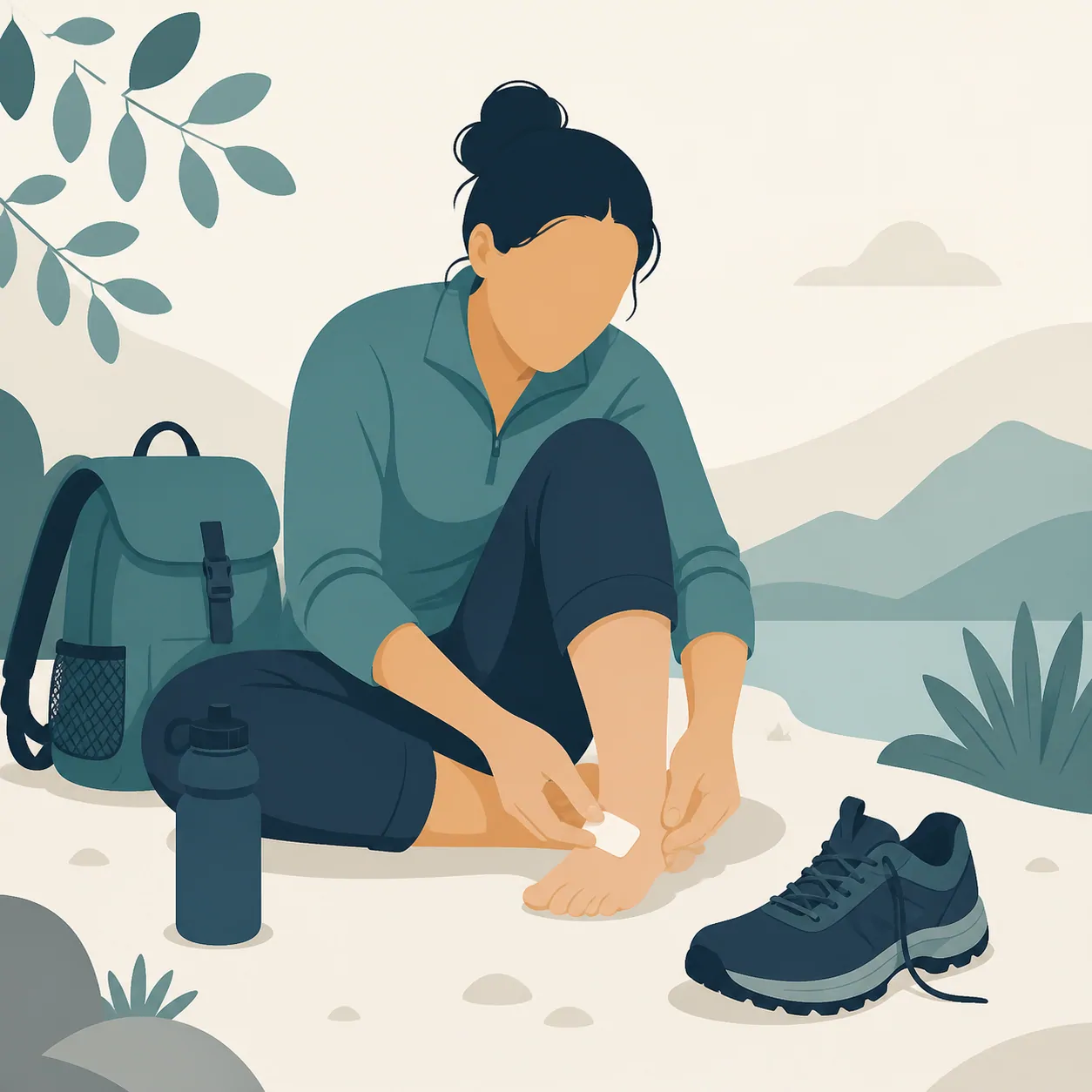First aid illustration: Splinter First Aid